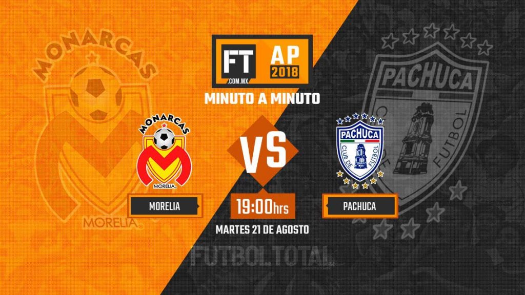 Monarcas Morelia vs Pachuca | Liga MX | Apertura 2018 | EN VIVO: Minuto a minuto