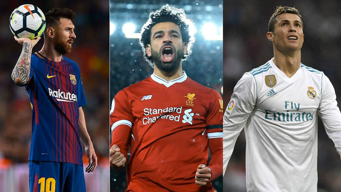 Los nominados a lo mejor de la Champions League 2017/2018