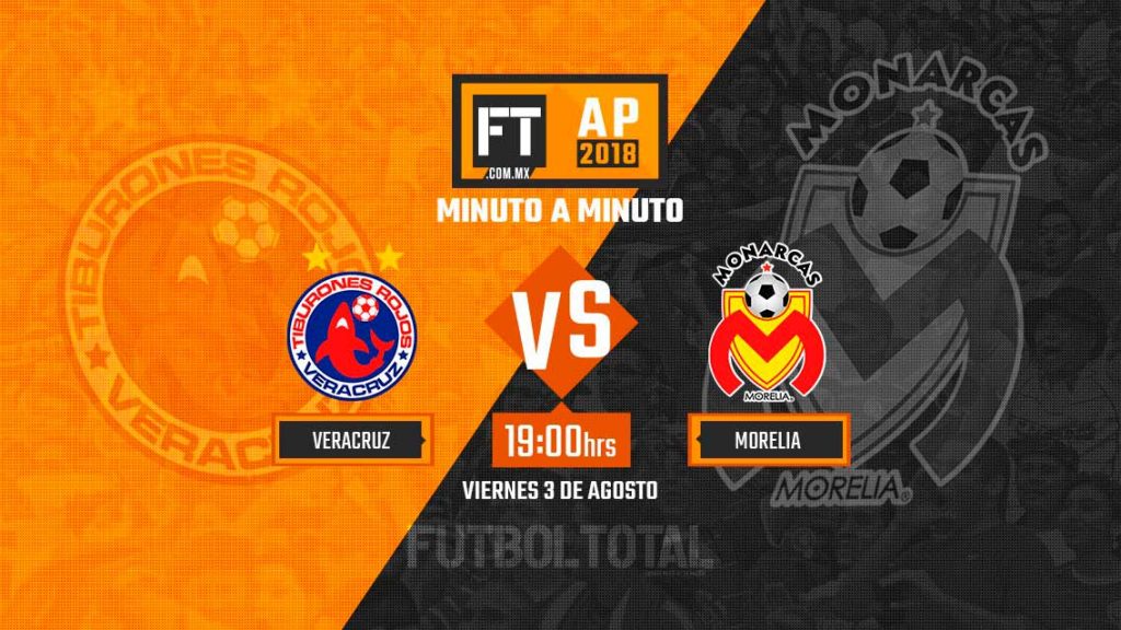 Veracruz vs Monarcas Morelia | Liga MX | Apertura 2018 | EN VIVO: Minuto a minuto