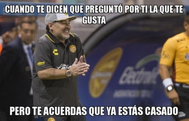 Los memes del debut de Maradona con Dorados