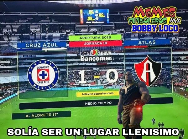 Los memes de la Jornada 10 6