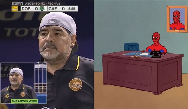 Los memes del debut de Maradona con Dorados