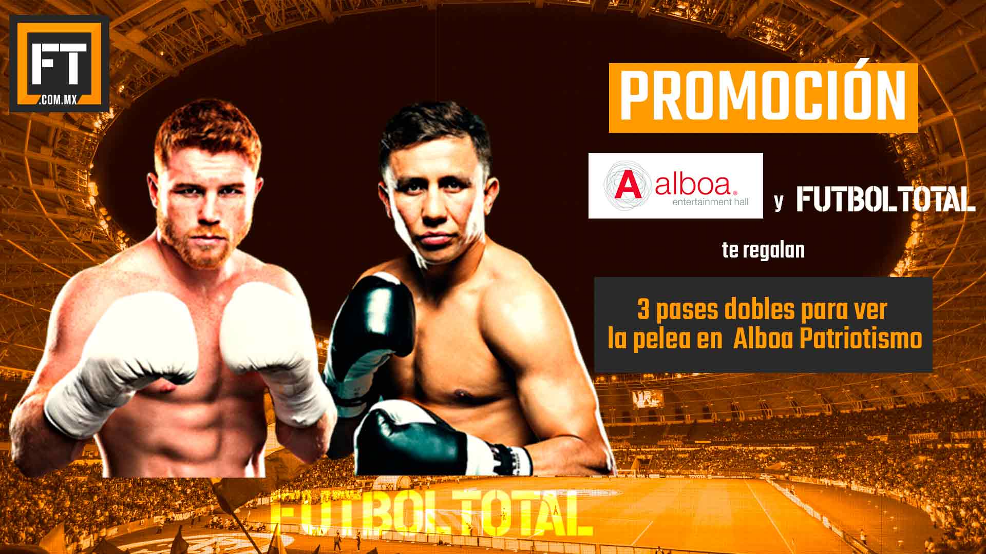 Alboa te invita a vivir la pelea Canelo vs Golovkin 2