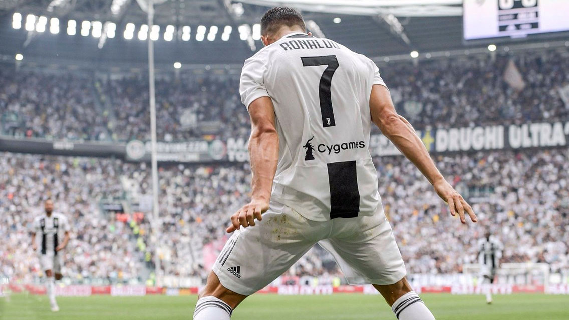 El doblete de Cristiano Ronaldo con la Juventus