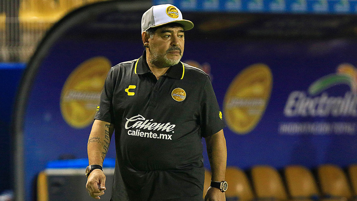 Maradona se ausenta de entrenamientos de Dorados por lesión
