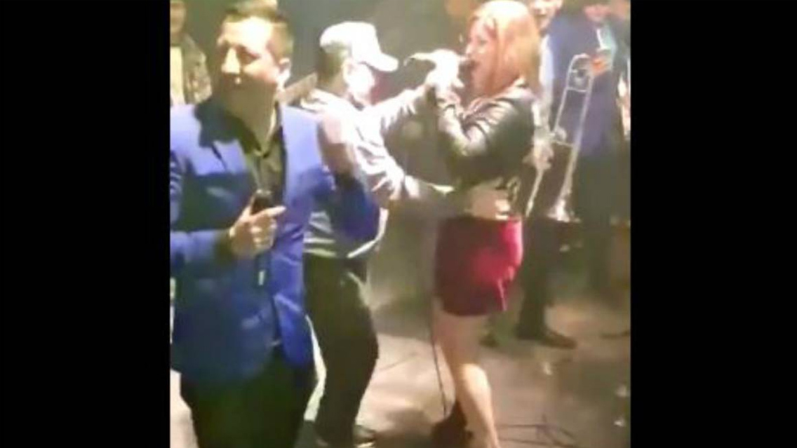 Diego Maradona, captado en plena fiesta de Sinaloa