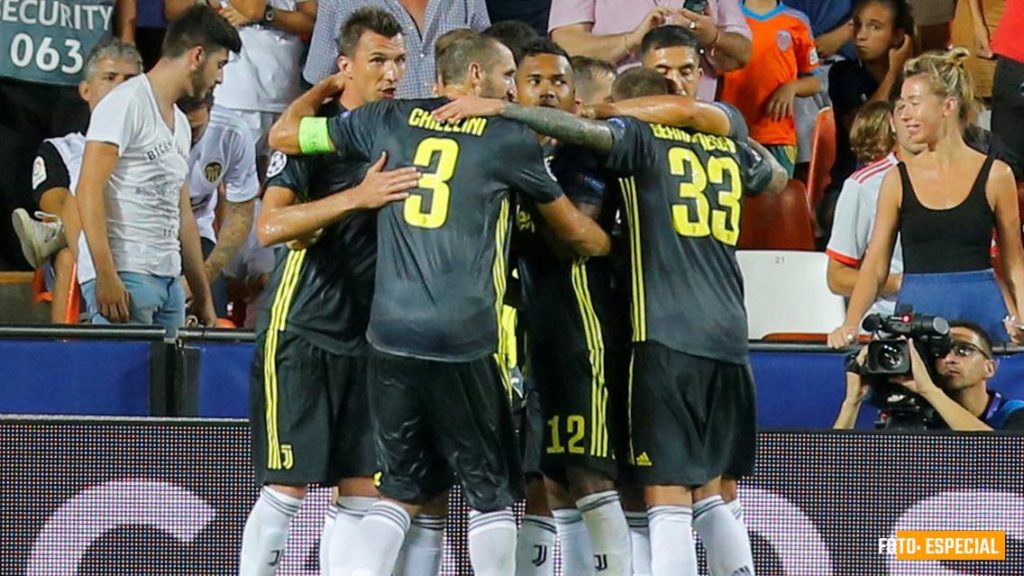 Juventus suma su primera victoria en la Champions League.