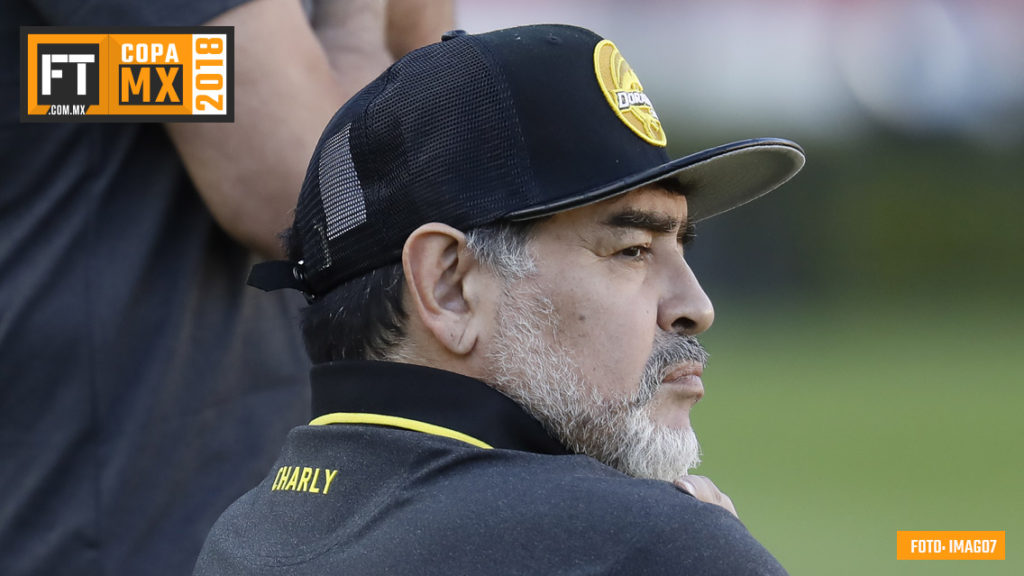 Debut y despedida de Maradona con Dorados en la Copa MX
