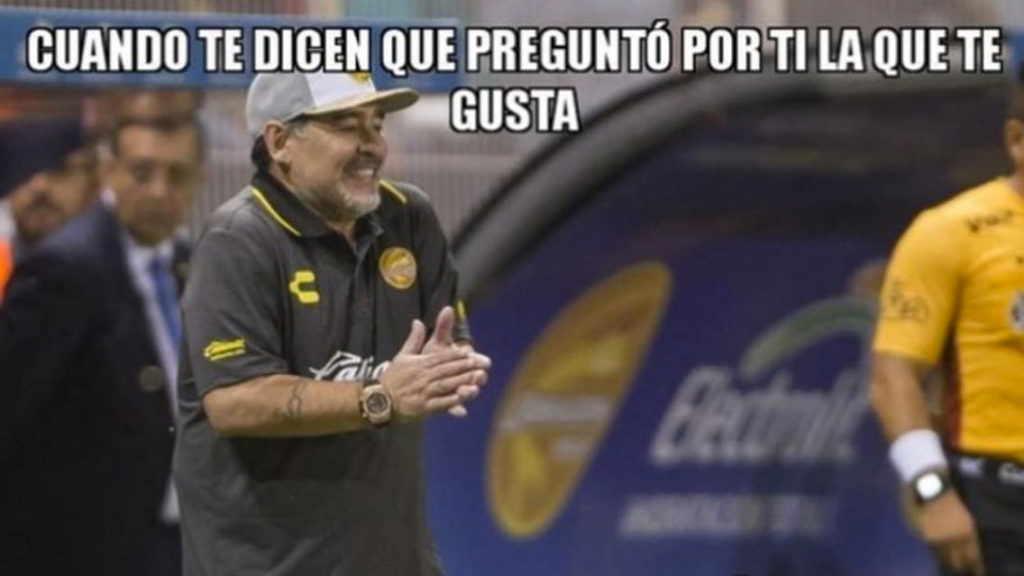 Los memes del debut de Maradona con Dorados