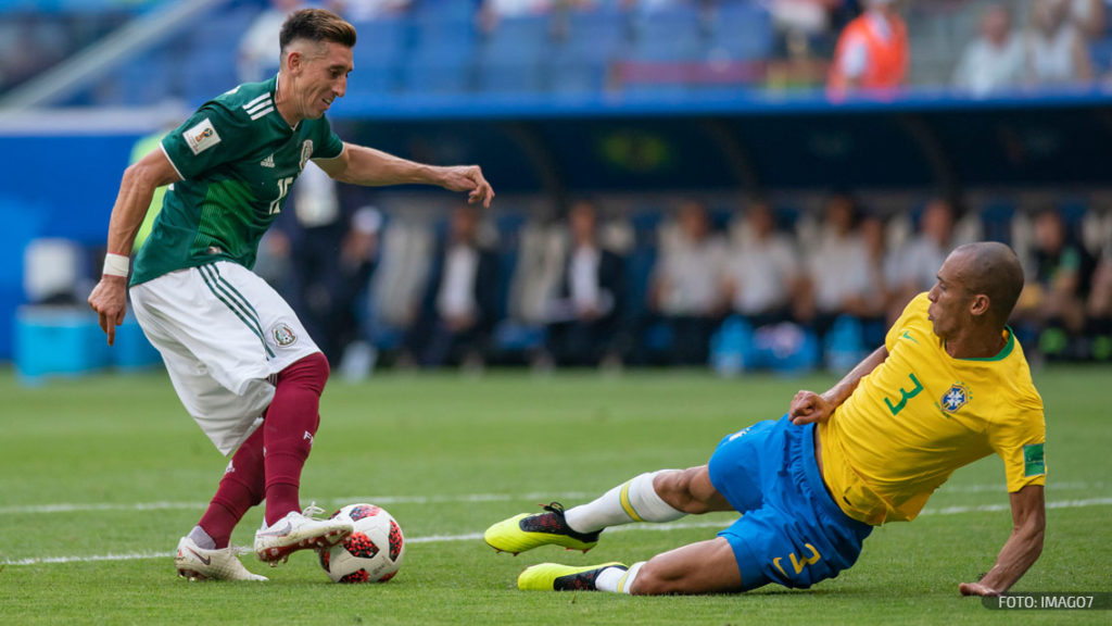 La selección mexicana se volvería a ver las caras con Brasil en Wembley.