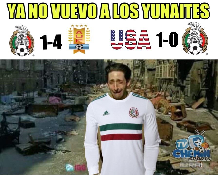 Los mejores memes de la derrota de México ante Estados Unidos