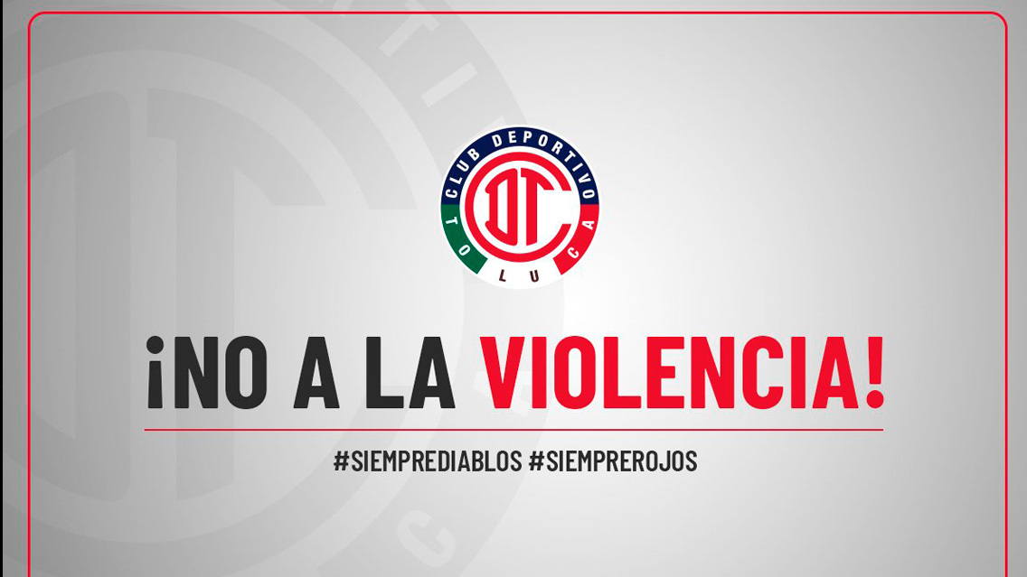 Medio futbolístico alza la voz contra la violencia