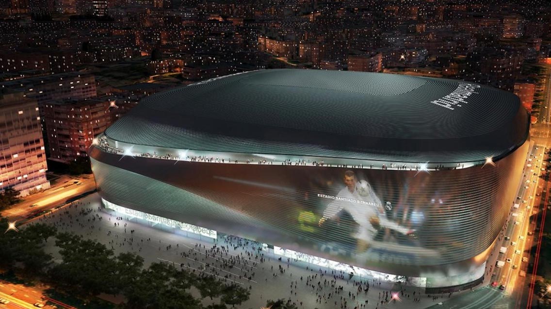 Millonaria remodelación del Santiago Bernabeú