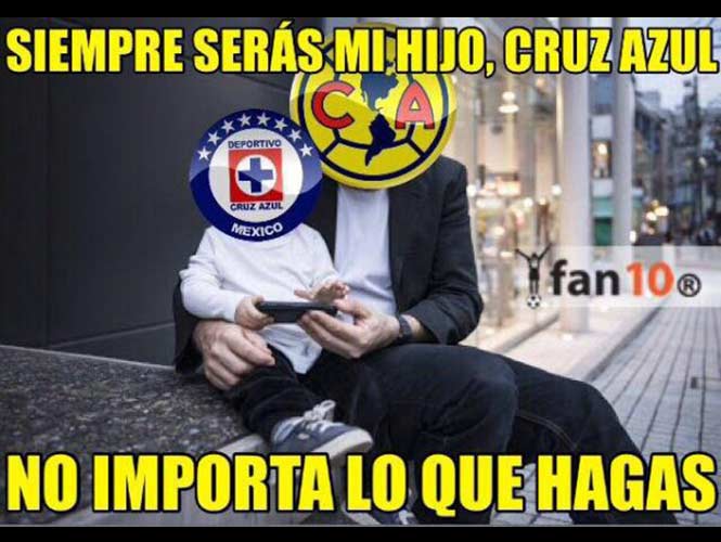 Los memes de la derrota del Cruz Azul y el liderato del América