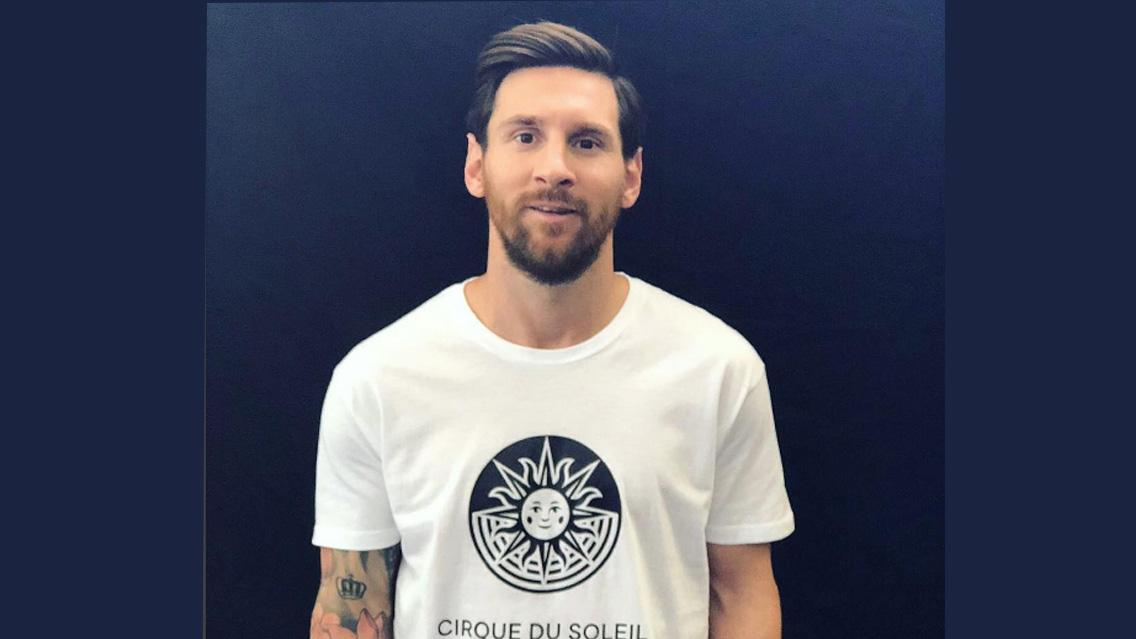 Cirque du Soleil dedicará espectáculo a Lionel Messi