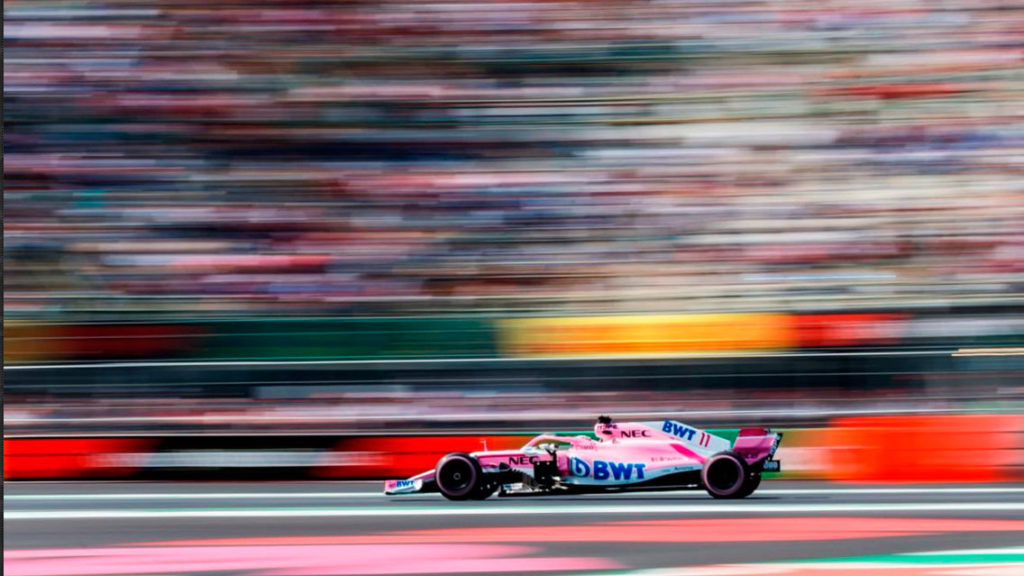 Checo Pérez abandona el Gran Premio de México