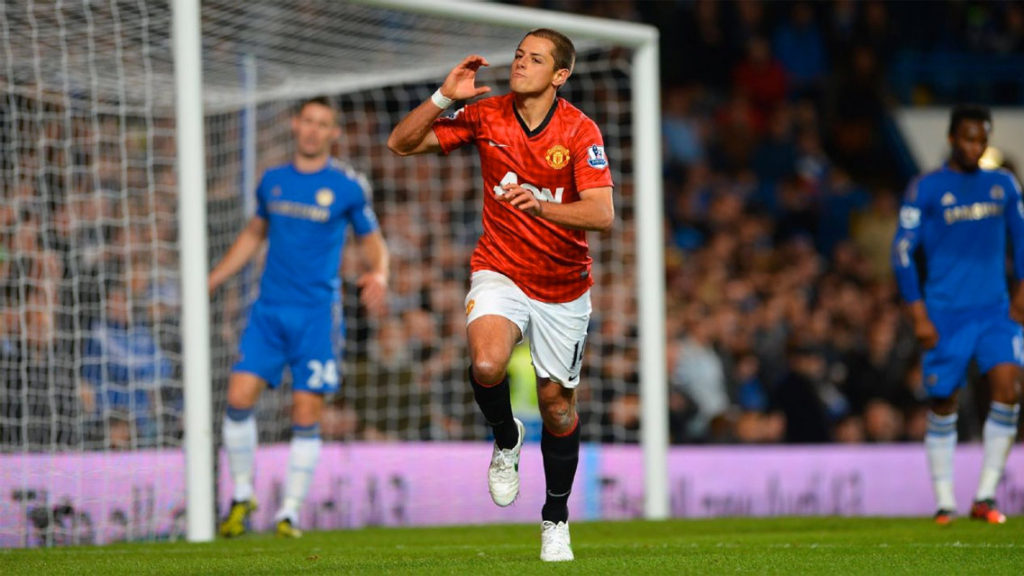 Los 9 goles del Chicharito al Chelsea