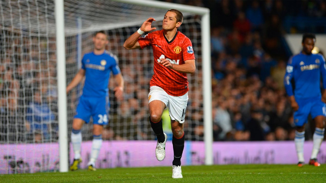 Los 9 goles del Chicharito al Chelsea