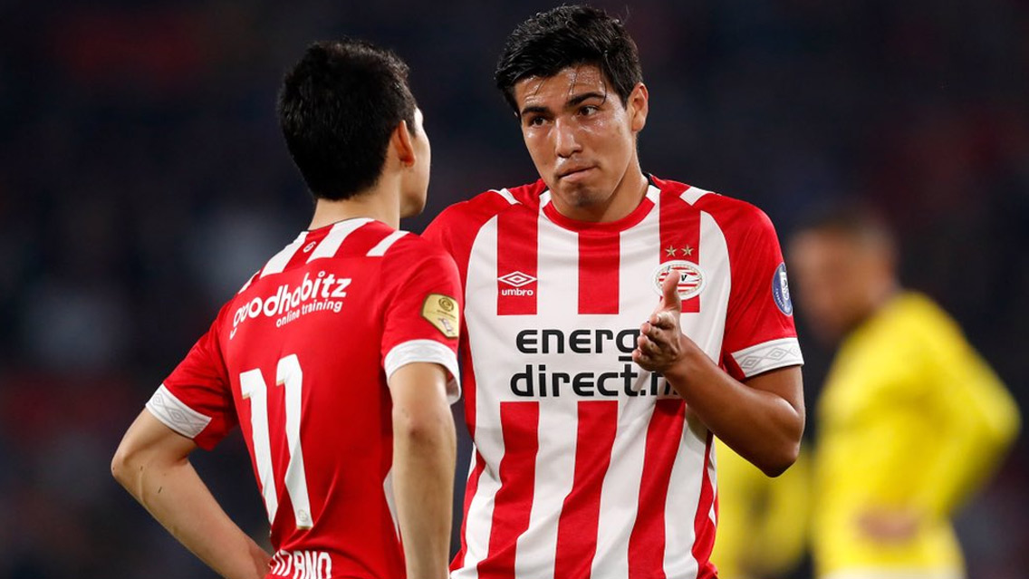 Chucky Lozano, doblete y Guti también anota con PSV