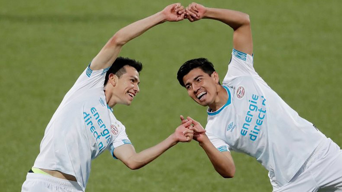 Fans del PSV crean la playera de la ‘fusión’ del Chucky Lozano y Gutiérrez