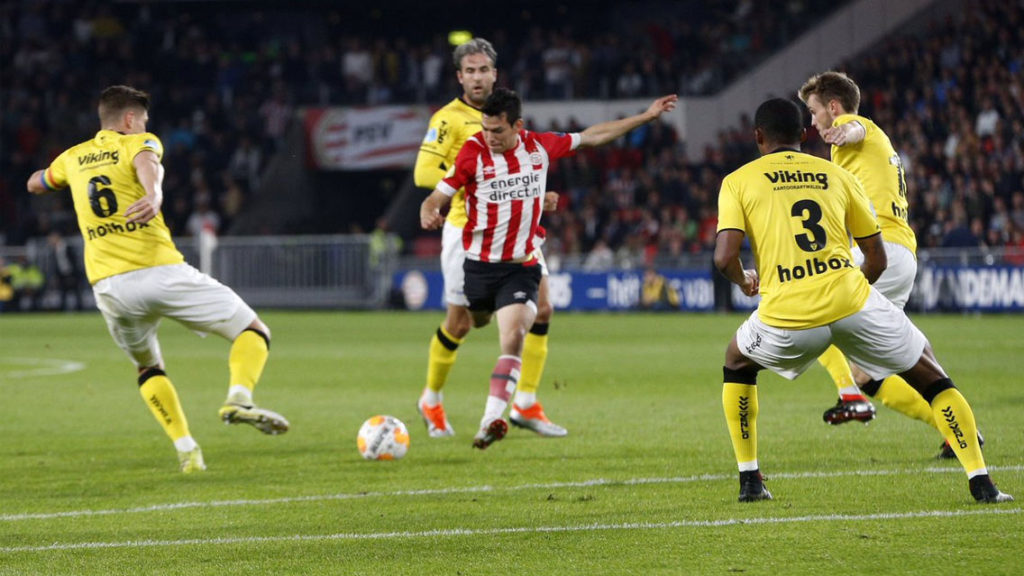 El gol de Chucky Lozano vs VVV-Venlo
