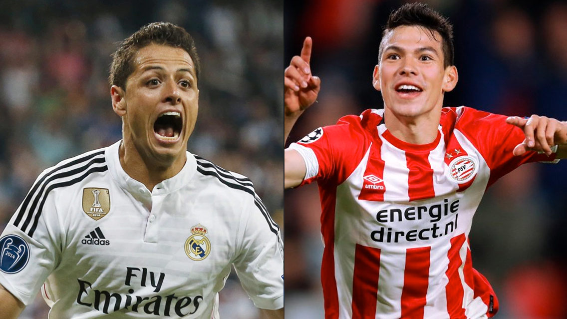 Los 13 mexicanos que han anotado en Champions League