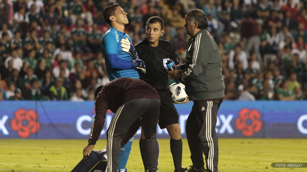 Hugo González sufrió una severa contusión en el hombro