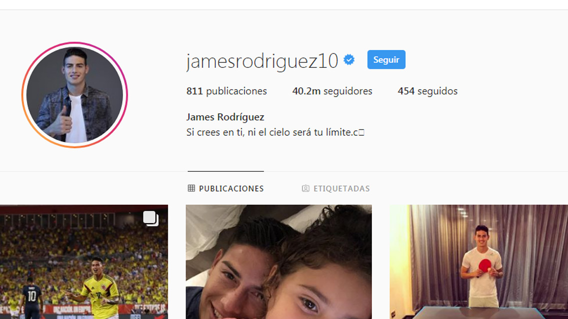 Top 20 de futbolistas con más seguidores en Instagram 16