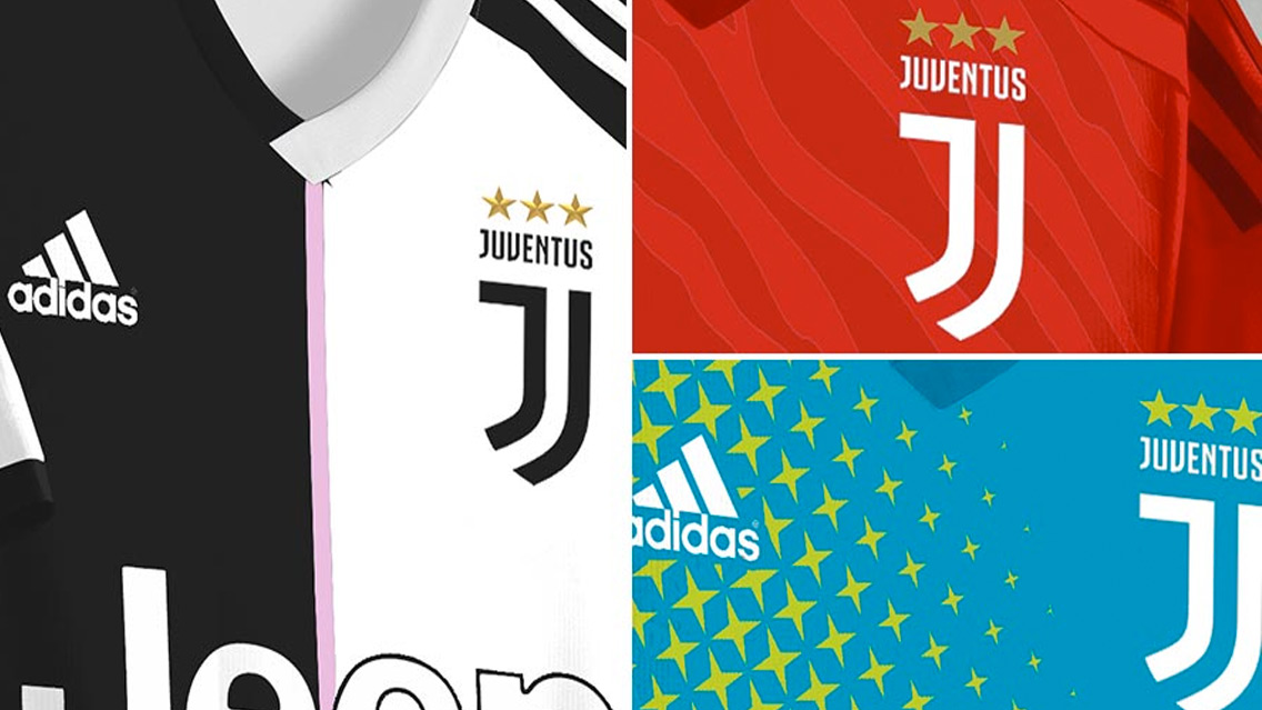 Filtran los 3 jerseys de la Juventus para 2019-2020