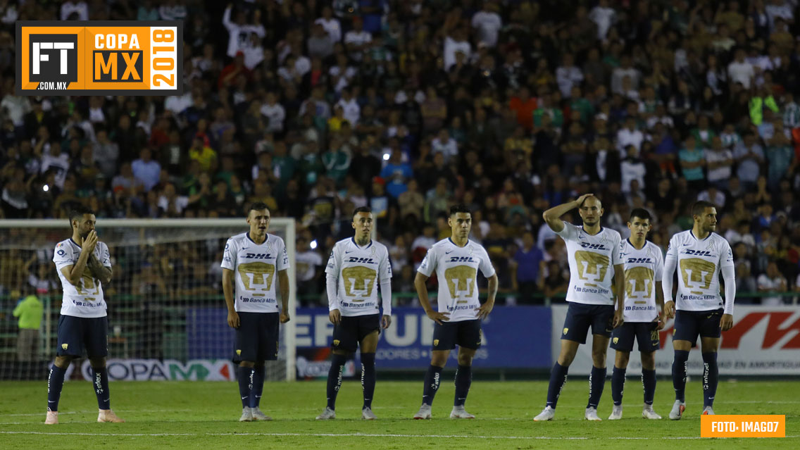 Pumas se derrumba en penales ante León y le dice adiós a la Copa MX