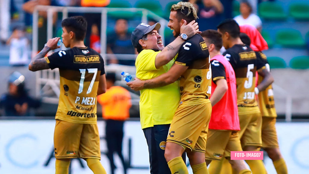 Maradona habló después del triunfo de Dorados.