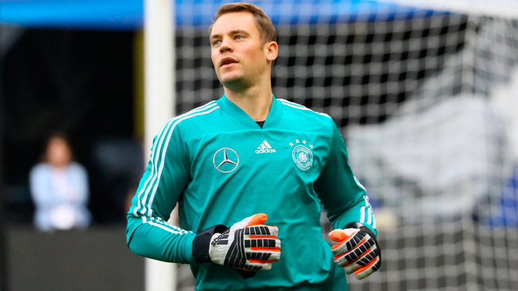 Neuer con la Selección Alemana