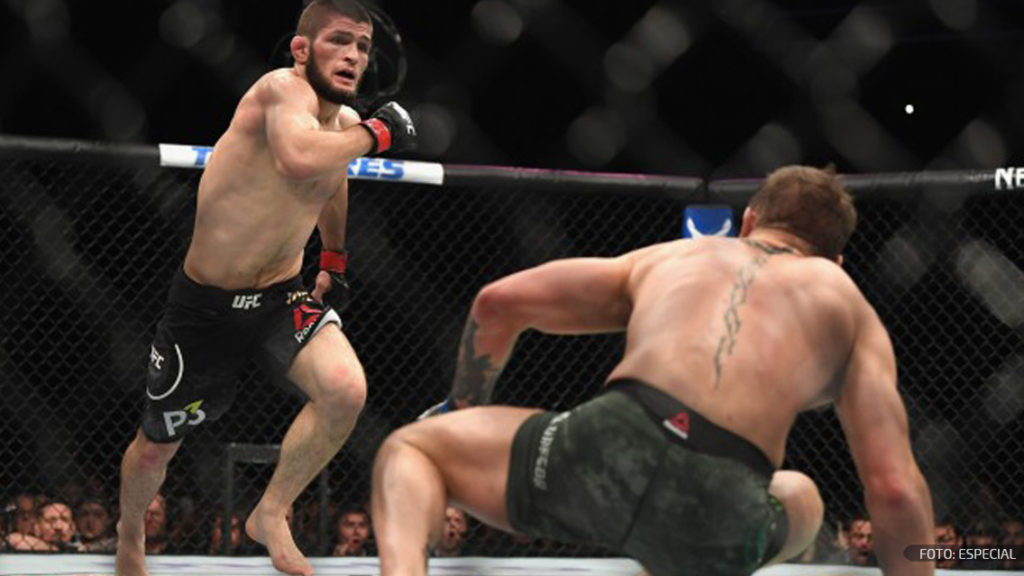 Pelea entre McGregor y Khabib termina en batalla campal