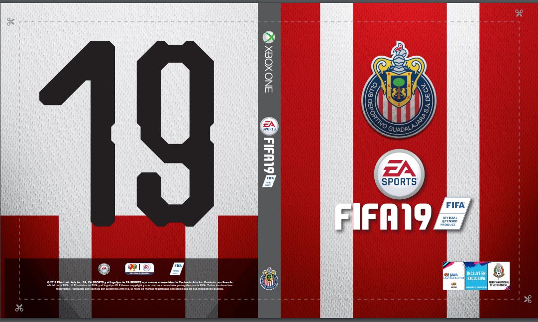Las portadas de Liga MX para FIFA 19 2