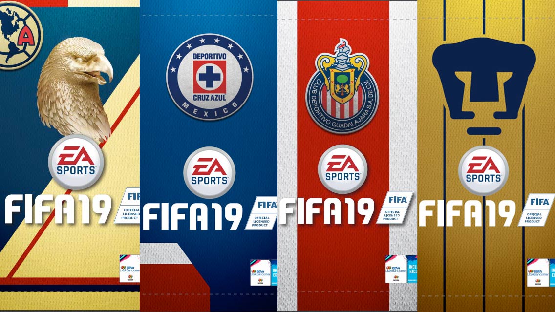 Las portadas de Liga MX para FIFA 19