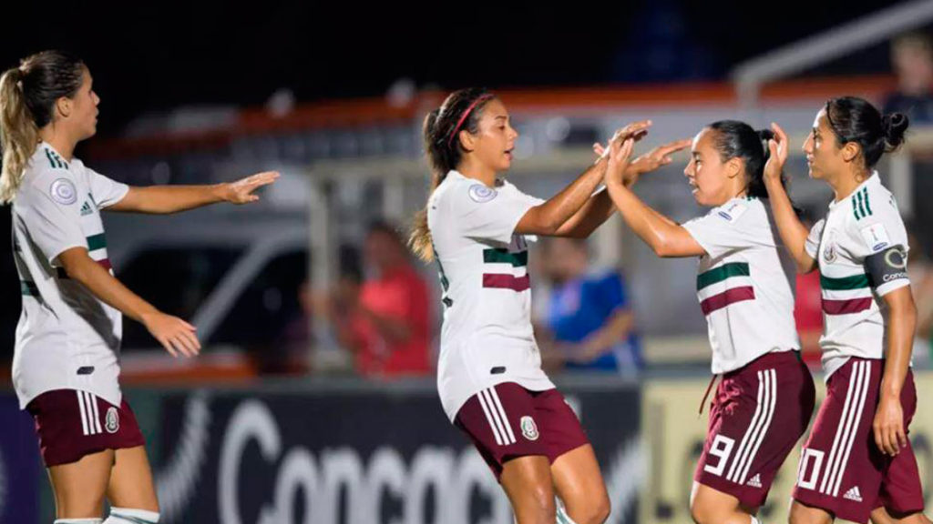 Selección Femenil goleó 4-1 a Trinidad y Tobago.