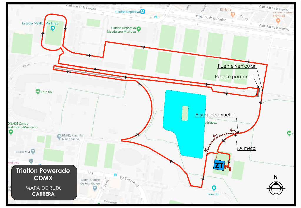 Todo lo que debes saber sobre el Triatlón Powerade CDMX 2018