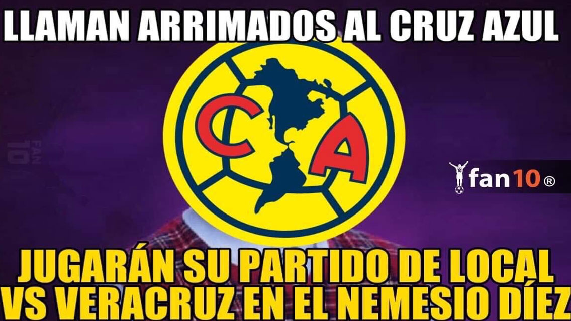 Los memes de América ‘arrimado’ en el Nemesio Díez