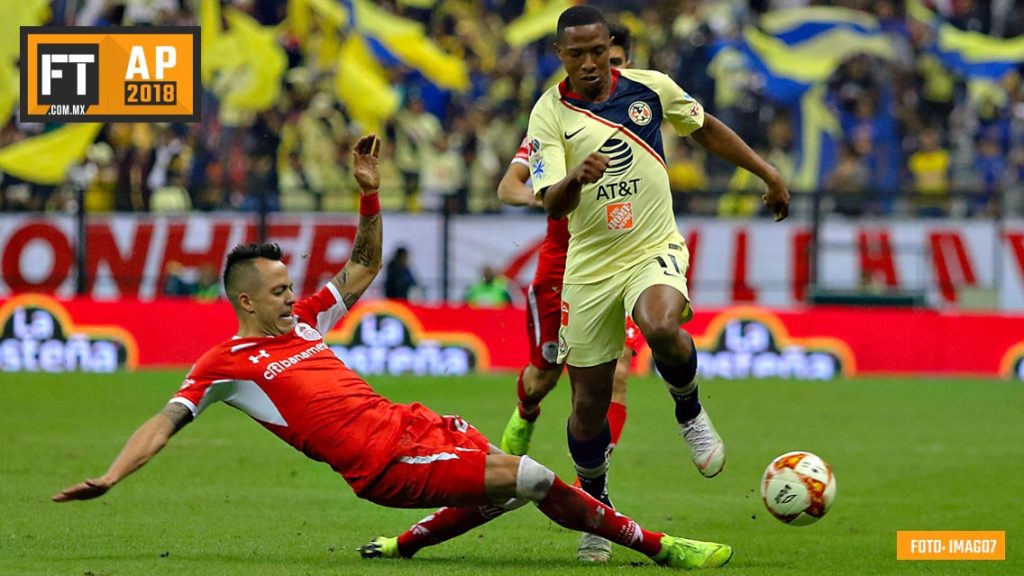 América empató esta noche frente a Toluca en la cancha del Estadio Azteca.