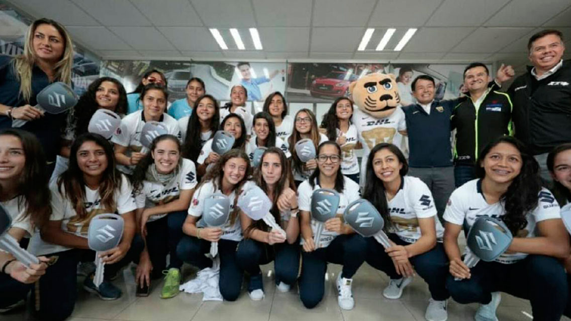 Marca de autos premia a Pumas Femenil por clasificar a la Liguilla