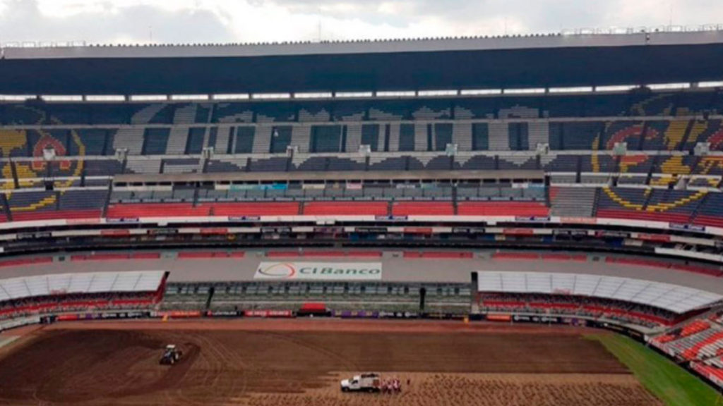 Comunicado del Estadio Azteca sobre la canchaComunicado del Estadio Azteca sobre la cancha