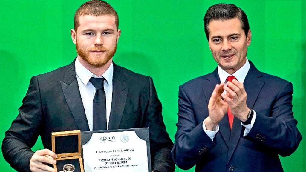 Canelo Alvaréz, Premio Nacional del Deporte