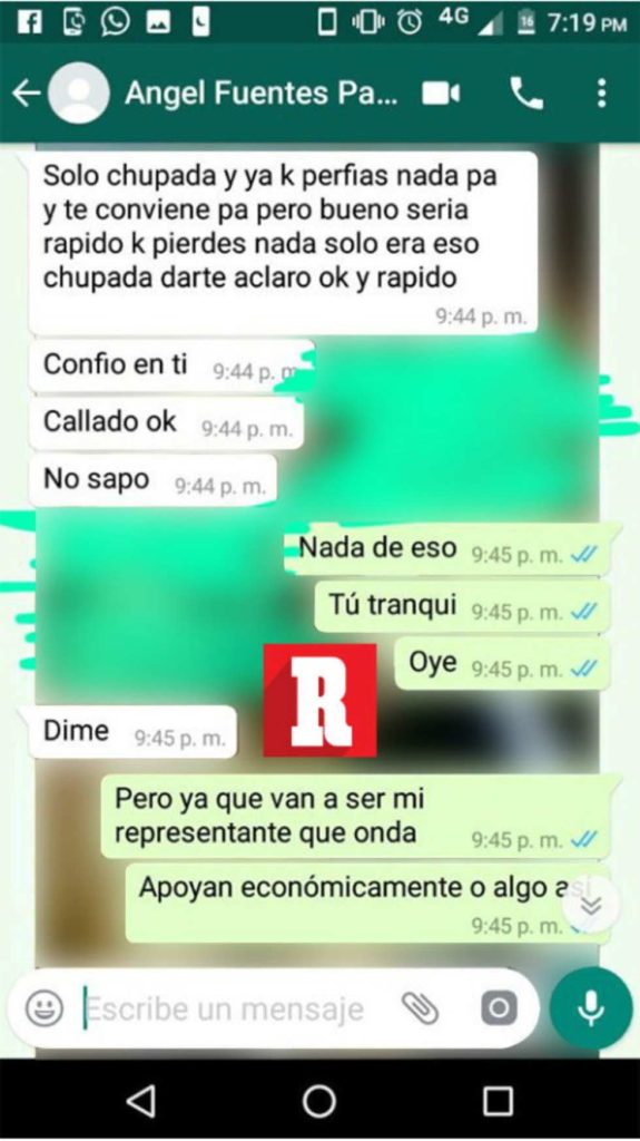 Se filtran conversaciones de Ángel Fuentes con jóvenes de la Sub 20 1