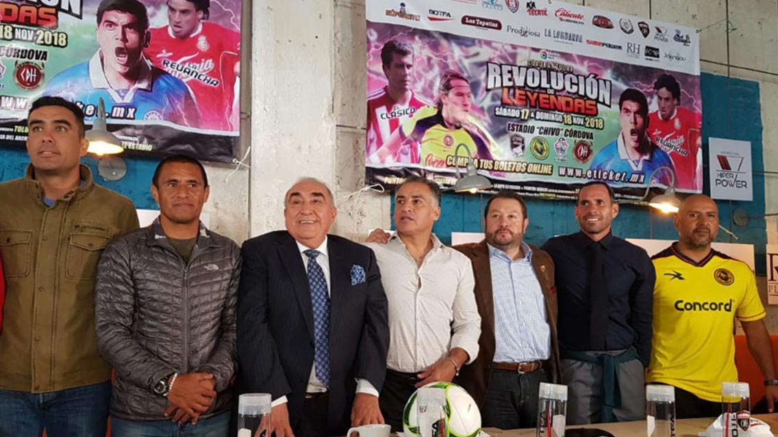 Ex futbolistas de América, Chivas, Cruz Azul y Toluca disputarán cuadrangular Revolución de Leyendas