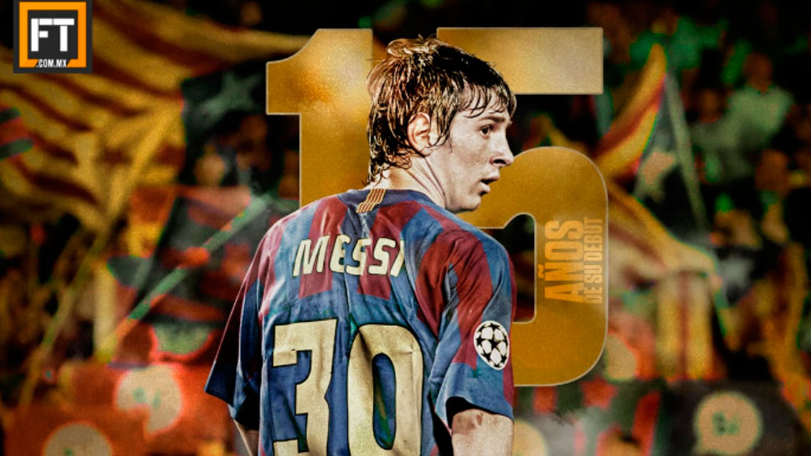 15 años del debut de Lionel Messi con Barcelona