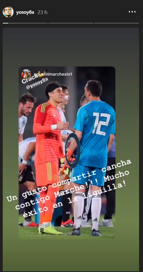 Guillermo Ochoa y Agustín Mrchesín