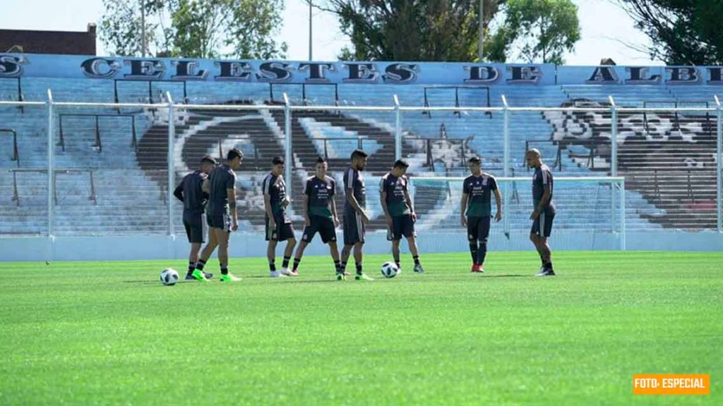 La Selección ya entrena en Argentina