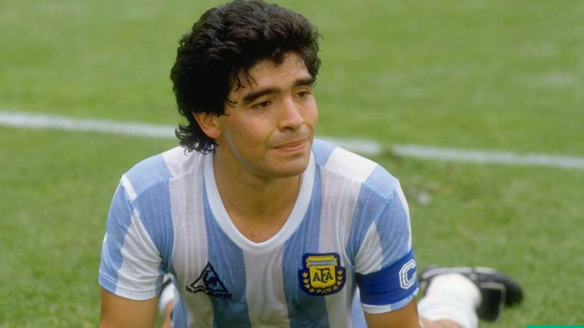 Único gol de Maradona a México