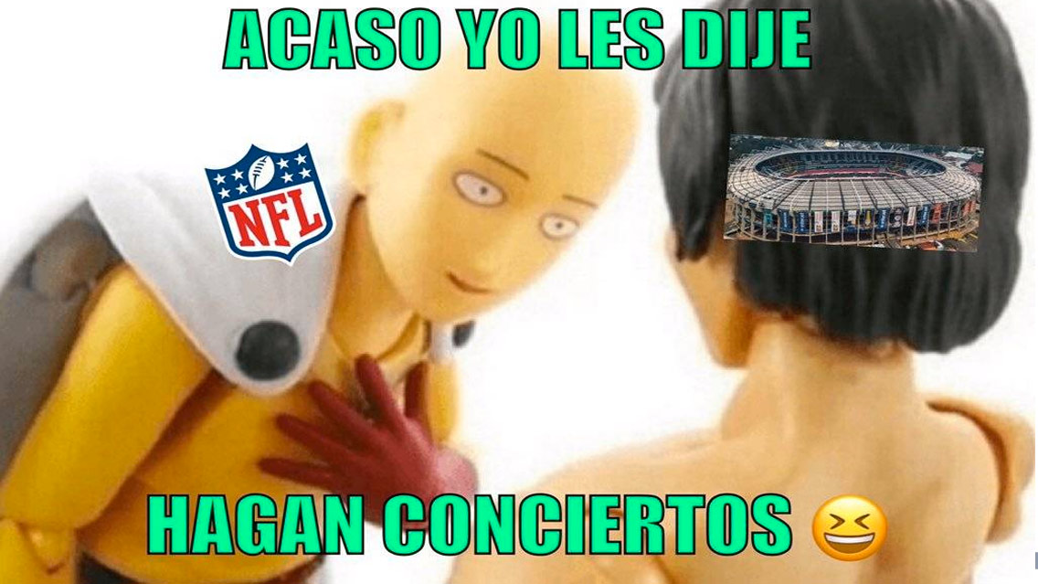 Memes de la cancelación de NFL en el Estadio Azteca