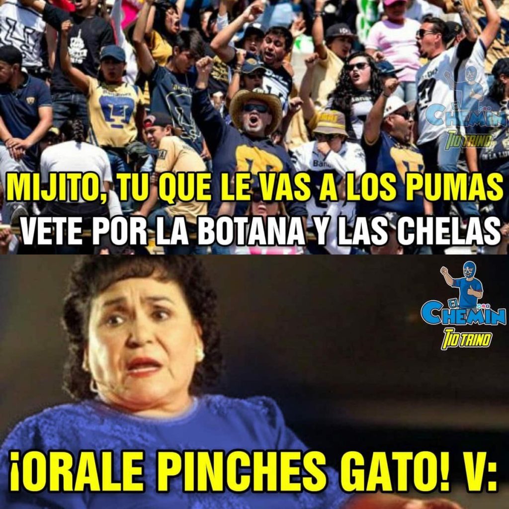 Las burlas a la afición de Pumas luego del partido de hoy. 